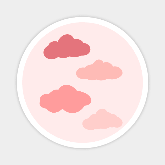 Pink Clouds Magnet by Cherish-jpegg